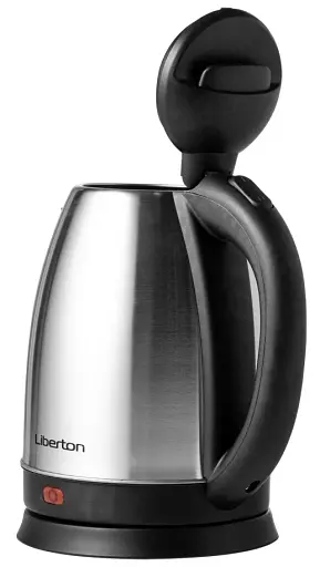 Електрочайник Liberton LEK-6800, Inox, 1500W, 1.8л, дисковий, нержавіюча сталь/пластик, індикатор рівня води, захист від перегріву, захист від включення без води - фото 2