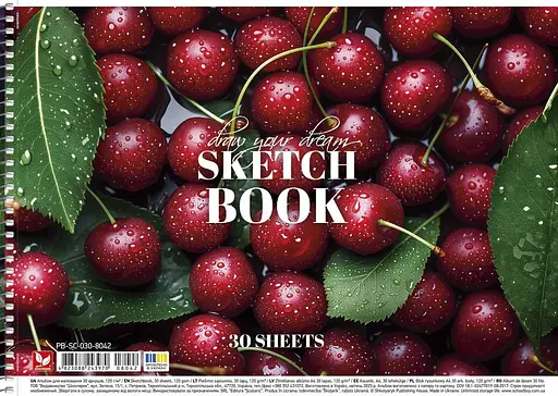 Комплект 3шт. альбомов для рисования. Альбом Школярик А4 30 л. 120г/м2 8042 4823088243970 - фото 2