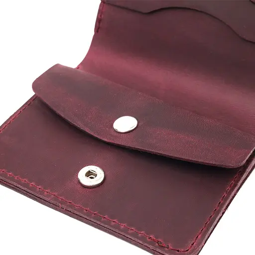 Женское кожаное портмоне Shvigel 9.3х9.5х1.3 см acs0022836 - фото 3