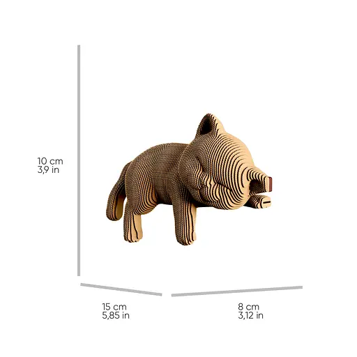 SLEEPY KITTEN - Картонний 3Д пазл Cartonic - фото 7