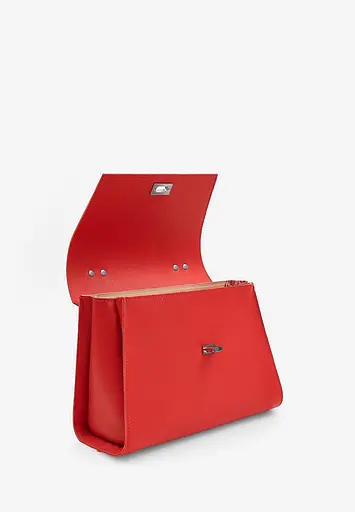 Жіноча сумка Classic червона Saffiano - фото 5