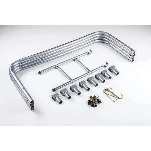 Батут Hop-Sport 14ft (427см) зелений із зовнішньою сіткою - фото 7