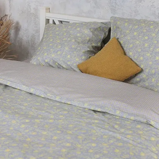 Комплект постільної білизни Viluta євро ранфорс 22204 100% бавовна - фото 5