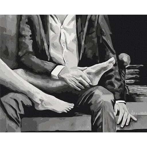 Картина за номерами Мова тіла 2 Anna Esthete Brushme 40x50 см кольорова 000277324
