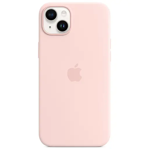 Оригинальный силиконовый чехол Apple Silicone Case MagSafe для iPhone 14 Plus Light Pink (MPT73ZE/A) - фото 10