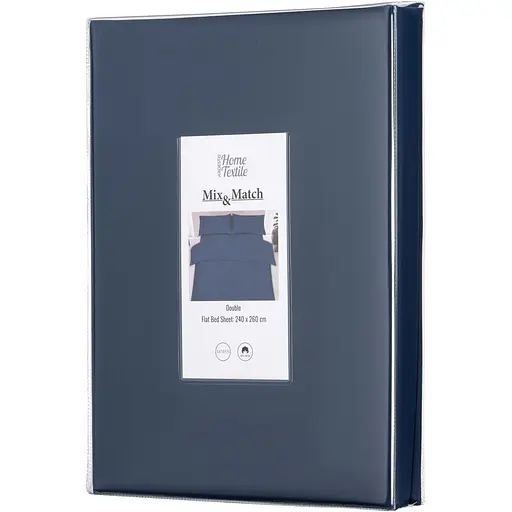 Простирадло Ardesto Mix&Match, 240x260см, 100% бавовна, сатин, синій (ART2426FSN) - фото 1