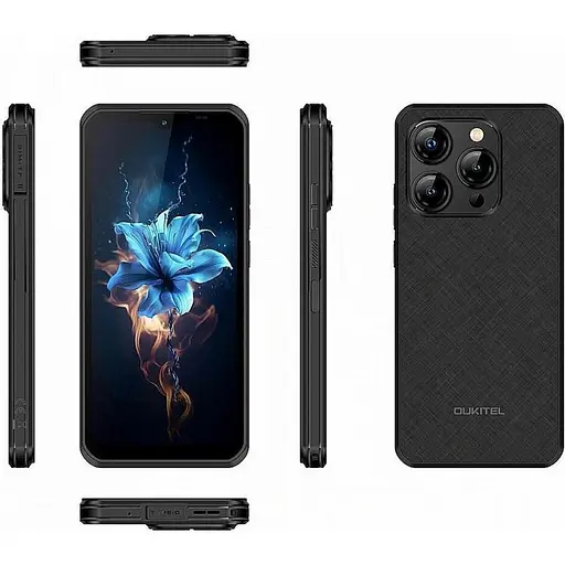 Смартфон Oulitel WP52 4/256GB Black - фото 6