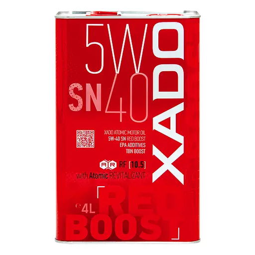 Моторное масло Xado Atomic Oil Red Boost 5W-40 4л(ХА 26269) - фото 1