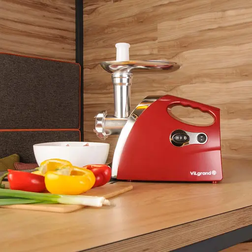 Электромясорубка ViLgrand V203-BRMG Red - фото 9