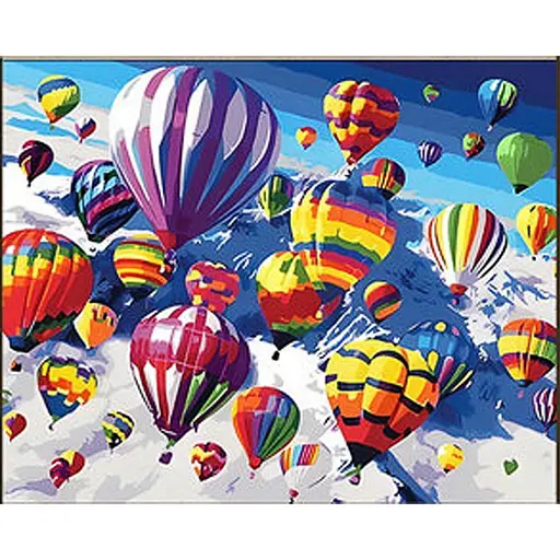Алмазная мозаика Удивительные воздушные шары HEG86909, 30х40 см