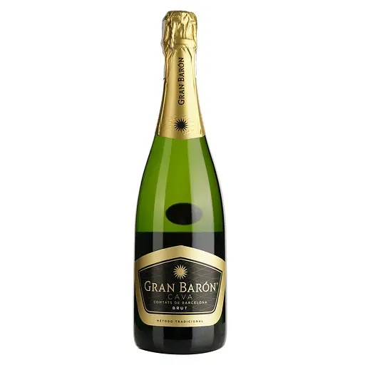 Уценка. Вино игристое Gran Baron Cava Brut, белое, брют, 11,5%, 0,75 л (718568)