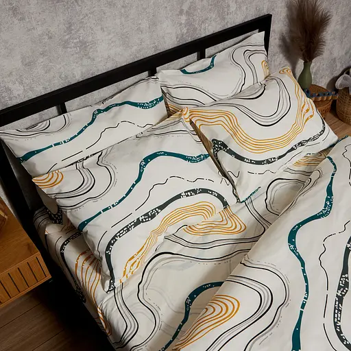 Набор наволочек Moon&Star Бязь Gold Люкс Natural Waves 70х70 см 2 шт - фото 2