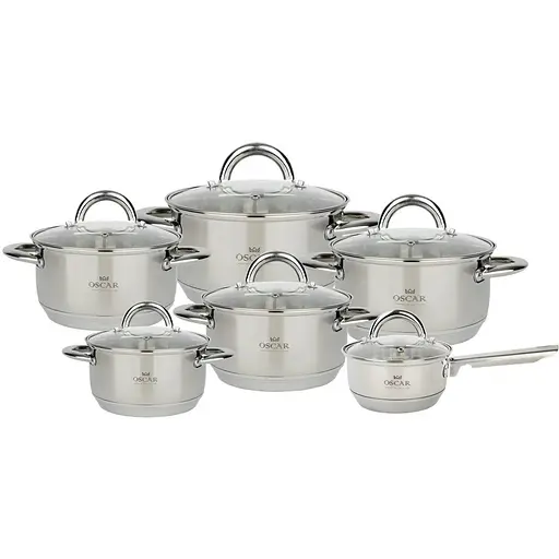 Уцінка.Набір каструль Oscar Verona 6 предметів (OSR-4002/n) - фото 1