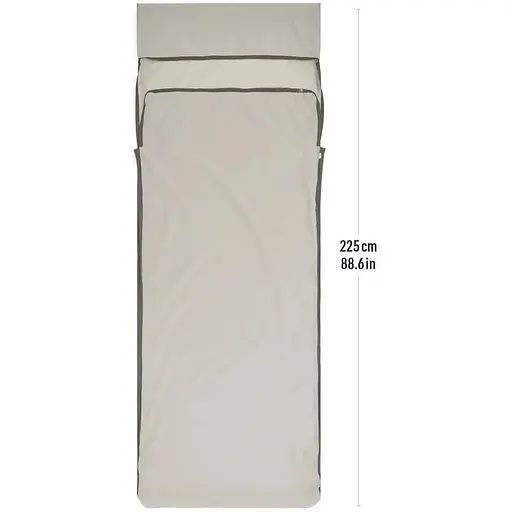 Вкладыш в спальник Sea To Summit Silk Blend Sleeping Bag Liner Rectnglr Pillow Sleeve Mnstrck Gr (1033-STS ASL032051-251803) - фото 6