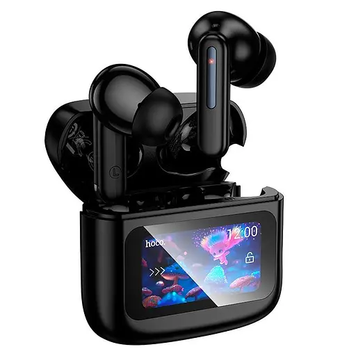 Навушники Hoco Cool color true wireless BT headset with touch screen EQ14 BT5.4, 40/500mAh, 7h - фото 2