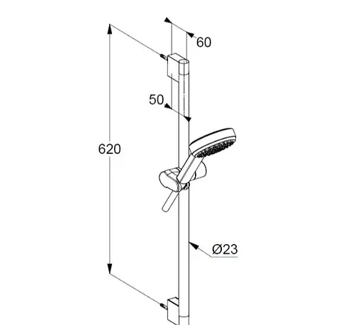 Душовий гарнітур Kludi Dive 3S 6863005-00 - фото 2