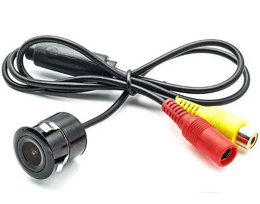 Автомобільна камера заднього виду врізна тип Вічко з інфрачервоним підсвічуванням IP67 18.5 мм Чорний - фото 3