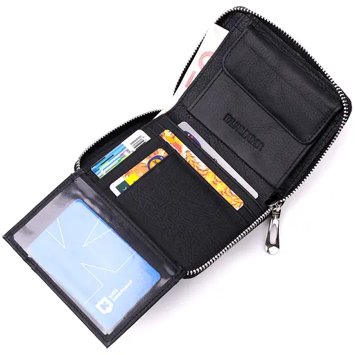 Кожаный женский кошелек ST Leather 12.5х10.2х2 см acs0028397 - фото 4