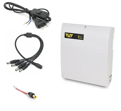 UPS ДБЖ комплект для роутера/модема ONU — інтернет без світла, відеоспостереження, Full Energy BBGP125LFP 12V 5 А 60 W під акум. - фото 1