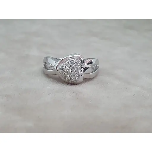 Золотое кольцо с бриллиантами. 110220Б 17,5 - фото 5