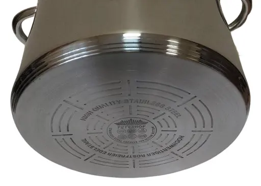 Кастрюля Peterhof PH-15825-30 из нержавеющей стали 30 см со стеклянной крышкой 16.5л - фото 3