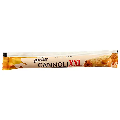 Вафельная трубочка Добробут Cannoli XXL Молочная карамель 42 г