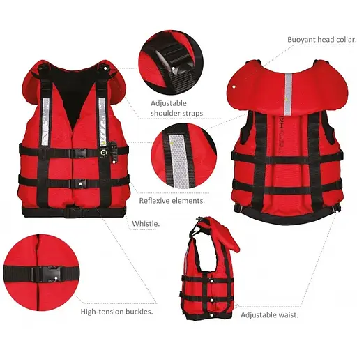 Жилет спасательный Hiko X-Treme Raft PFD 185C Red XXL (1053-10500_RED_2XL) - фото 2