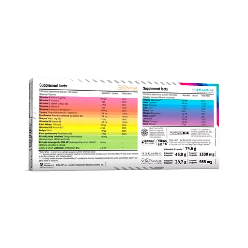 Уцінка. Вітаміни та мінерали Olimp Vita-Min Multiple Sport 40+ 60 капсул (Ф001705) - фото 2