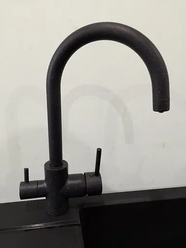 Змішувач для кухні з підключенням питної води Imprese Daicy-U 55009-UB Чорний - фото 2