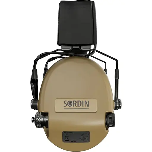 Активные наушники Sordin Supreme MIL AUX Slim с верхним песочным держателем - фото 5