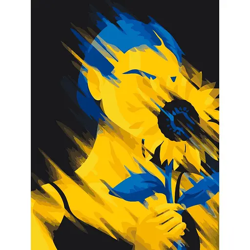 Картина за номерами Ми розквітнемо! Поліна Скуріхіна Brushme 30х40 см різнокольорова 000278139