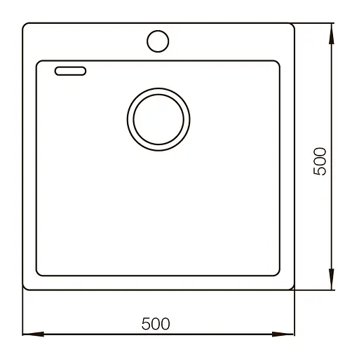 Кухонная мойка Mixxus MX5050-200x1.2-Handmade MX0568, Нержавеющая сталь - фото 2