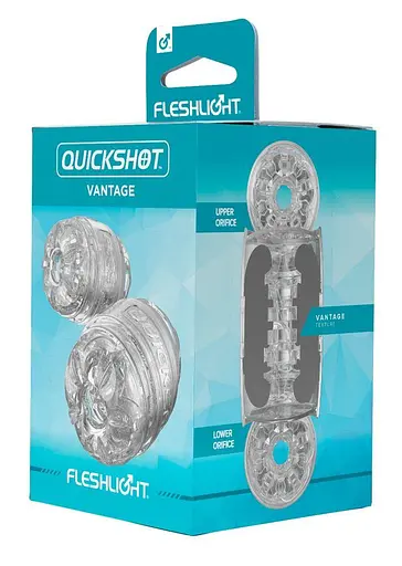 Мастурбатор Fleshlight Quickshot Vantage, компактний, відмінно для пар та мінету - фото 7