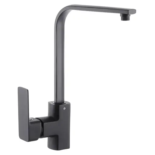 Змішувач для кухні Haiba Kubus 017 black HB3933 Чорний матовий - фото 1