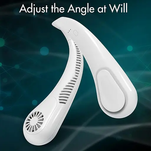 Беслопастный шейный вентилятор 5000 мАч час работы 21 час - фото 6