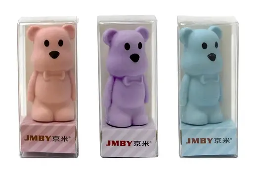 Стругачка в резинке Медведь, 3 шт.