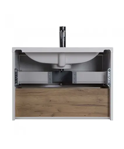 Тумба Мойдодир Bravo 70-A з умивальником Cosmopolitan 70 Білий - фото 2