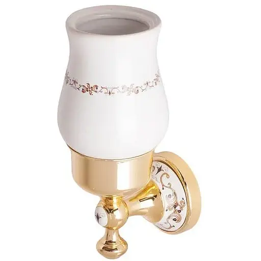 Склянка для зубних щіток Kugu Medusa 706G золотий - фото 1