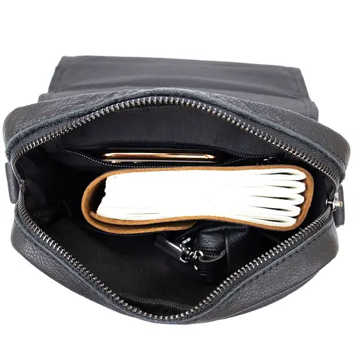 Чоловіча шкіряна сумка Vintage 20х22,5х5,5 см sum0013957 - фото 8