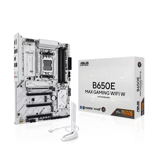 Материнcька плата Asus B650E Max Gaming Wi-Fi White Socket AM5 (B650E MAX GAMING WIFI W) - фото 4