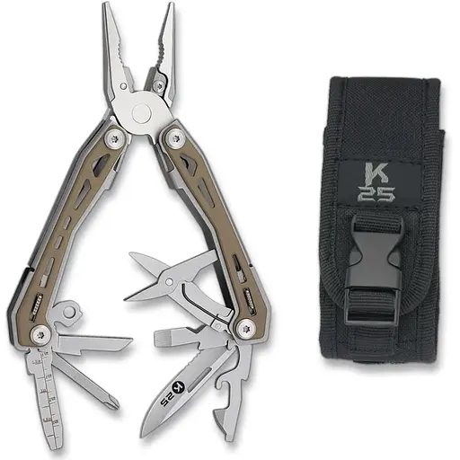 Мультитул у нейлоновому футлярі K25 чорний (11150)