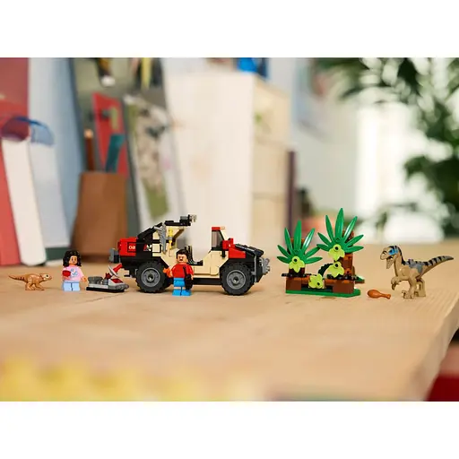 Конструктор LEGO Jurassic World Втеча по бездоріжжю від раптора 285 деталей (76972) - фото 9