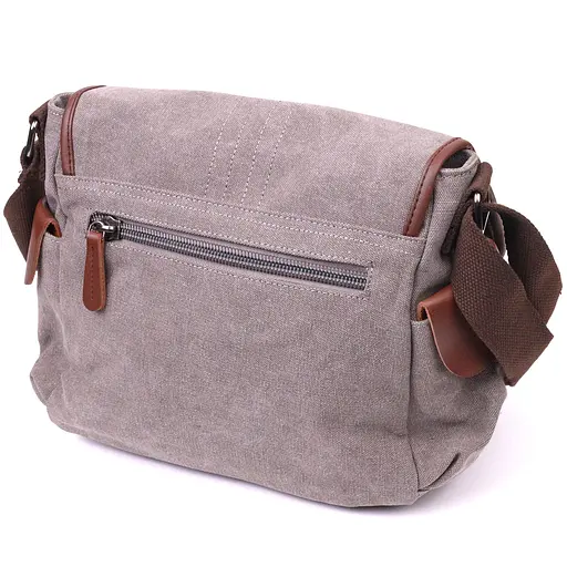Практична горизонтальна чоловіча сумка із текстилю 17х24х13 см Vintage 17х24х13 см sum0021439 - фото 2