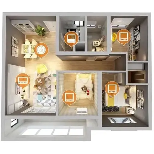 Термостат для котла Poer PTC20 терморегулятор WiFi з LCD дисплеєм - фото 5