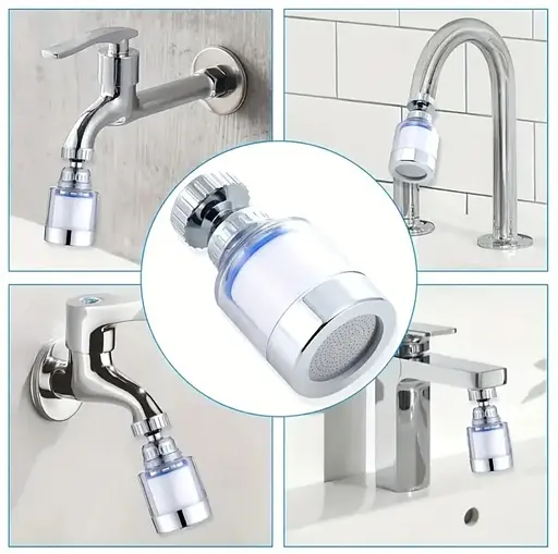 Водоощадна насадка на кран із фільтром-очисником, аератор, барботер - фото 12