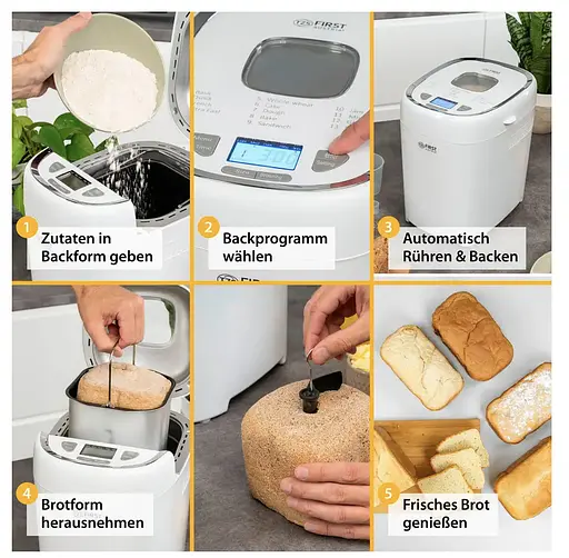 Хлібопіч FIRST Austria FA-5150-3 - фото 6