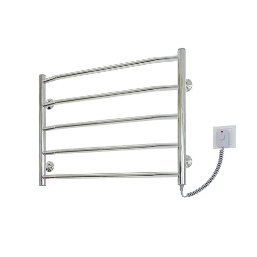 Електрична рушникосушарка Kosser Трапеція 500x700/5 ER рег. ДТ19ER, Хром, Праве - фото 1