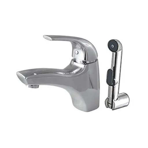 Змішувач з гігієнічною лійкою AM.PM Sense F7503000, Хром - фото 1