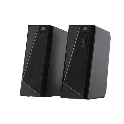 Акустическая система 2E PCS233 RGB, 2.0, USB, Black - фото 2