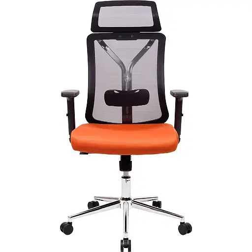 Офисное кресло GT Racer X-W80, черно-оранжевое (X-W80 Black/Orange) - фото 2